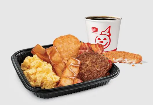 3pc Classic French Toast Sticks Platter W Bacon & Sausage Combo