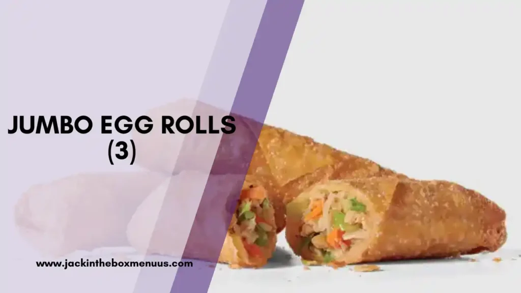 Jumbo Egg Rolls (3)