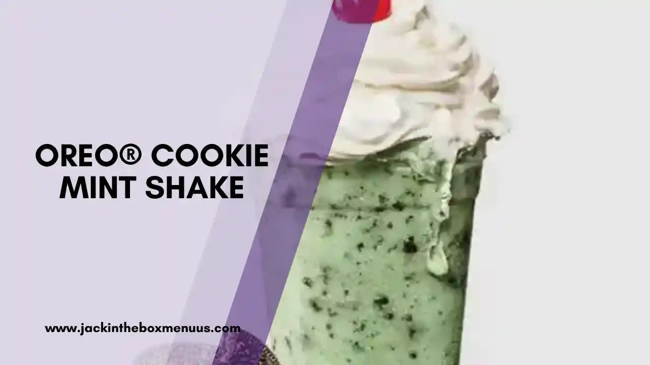OREO® COOKIE MINT SHAKE